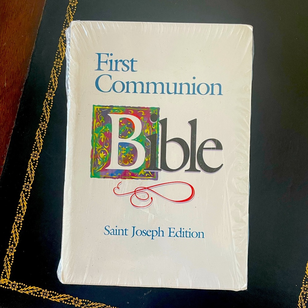 First Communion Bible. Brand new, factory wrapped.